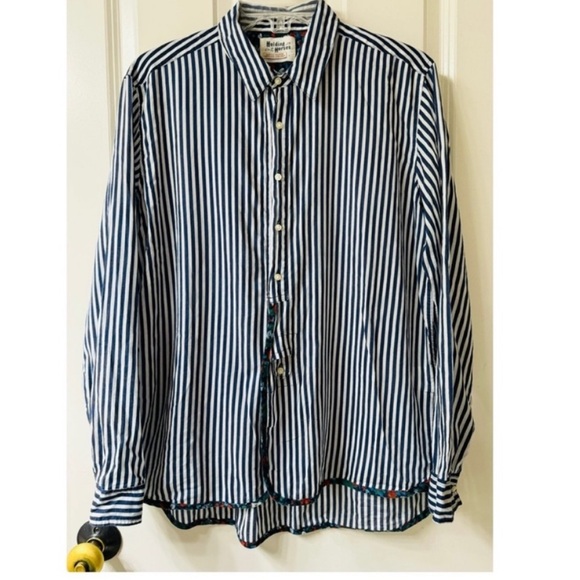 Anthropologie x Holding Horses Striped Button Front Shirt - Picture 10 of 15